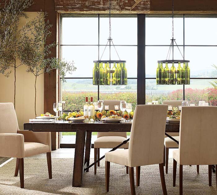 Dining Room Lights – Wine Bottle Chandelier | Homey Designing Dining Room Lights – Wine Bottle Chandelier | Homey Designing