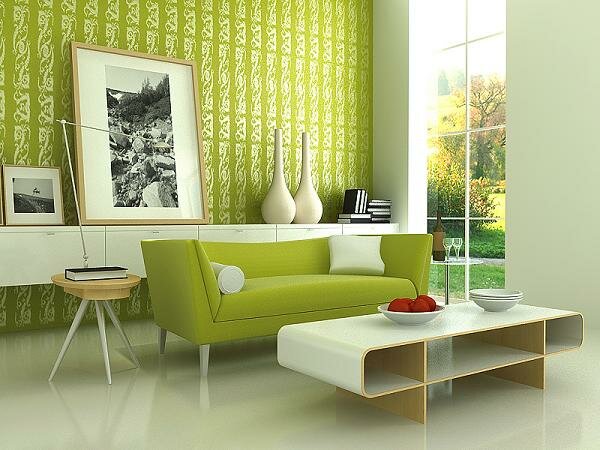Green-Living-Room-Designs-1 Green Living Room