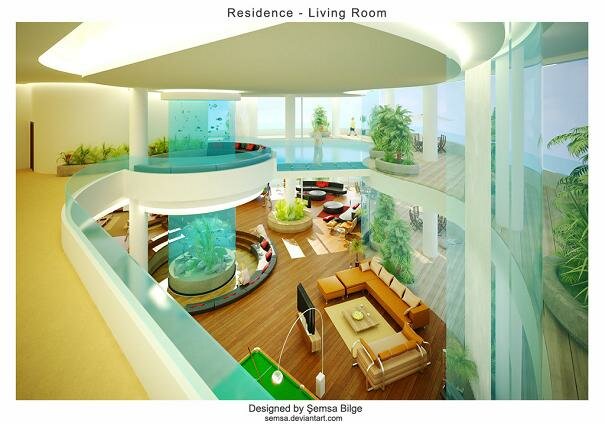 Green-Living-Room-Designs-2 Green Living Room